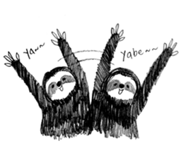 Sloth and his good friends. sticker #11663874