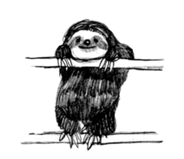 Sloth and his good friends. sticker #11663888