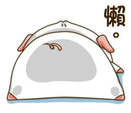 whisper pig buns sticker #11664815