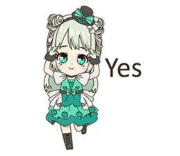 Hello idol sticker 02 sticker #11665715