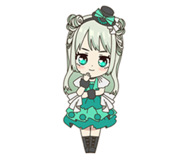 Hello idol sticker 02 sticker #11665720