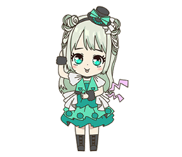 Hello idol sticker 02 sticker #11665722