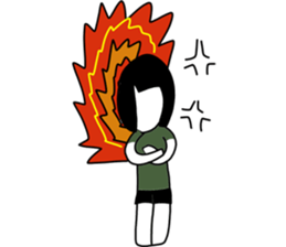 Miss Cool-Short-Hair sticker #11665872