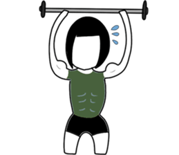 Miss Cool-Short-Hair sticker #11665894