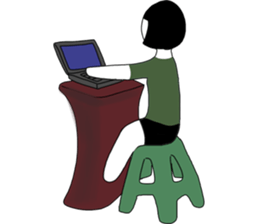 Miss Cool-Short-Hair sticker #11665903