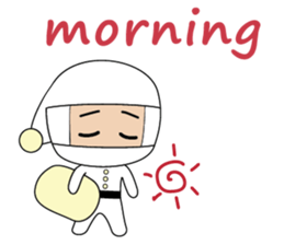 Ninja boy in training sticker #11665959