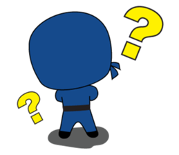 Ninja boy in training sticker #11665964