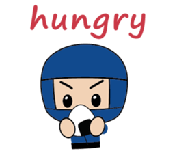 Ninja boy in training sticker #11665970