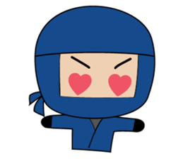 Ninja boy in training sticker #11665981