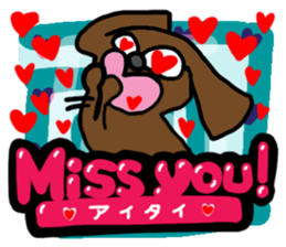 Pretty reaction Pug dog3 sticker #11666686