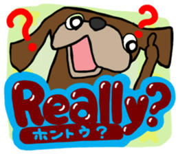 Pretty reaction Pug dog3 sticker #11666690