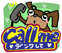 Pretty reaction Pug dog3 sticker #11666692