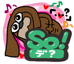 Pretty reaction Pug dog3 sticker #11666696