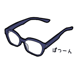 Glasses Two-boys sticker #11666903