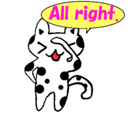 Cat of the graffiti2 sticker #11667145