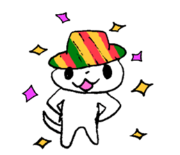 Cat of the graffiti2 sticker #11667149