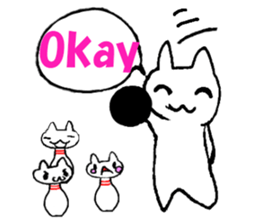 Cat of the graffiti2 sticker #11667150