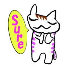 Cat of the graffiti2 sticker #11667164