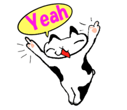 Cat of the graffiti2 sticker #11667181