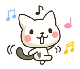 Greeting cats sticker #11667857