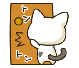 Greeting cats sticker #11667858