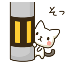 Greeting cats sticker #11667860