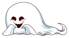 Little Ghost - everyday life sticker #11668120