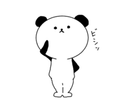 Panta of panda sticker #11668580