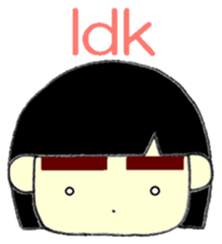 KAWAII LOVELY Thick Eyebrows sticker #11668907