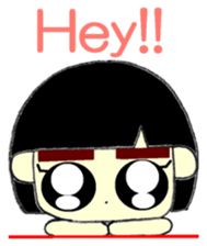 KAWAII LOVELY Thick Eyebrows sticker #11668908