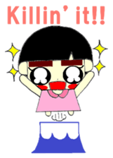 KAWAII LOVELY Thick Eyebrows sticker #11668912