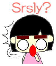 KAWAII LOVELY Thick Eyebrows sticker #11668921