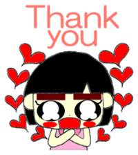 KAWAII LOVELY Thick Eyebrows sticker #11668922