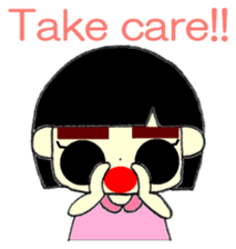 KAWAII LOVELY Thick Eyebrows sticker #11668926