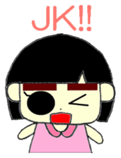 KAWAII LOVELY Thick Eyebrows sticker #11668927