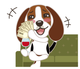 Beagle's stickers "KINAKOMBU" Part2 sticker #11669586