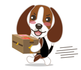 Beagle's stickers "KINAKOMBU" Part2 sticker #11669596