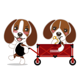 Beagle's stickers "KINAKOMBU" Part2 sticker #11669622