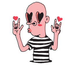 Yellow punk sticker #11669740