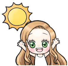 Charlotte's summer activity sticker #11670464
