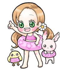 Charlotte's summer activity sticker #11670501