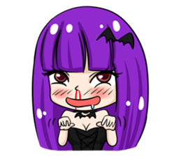 Violin Night Party Girl sticker #11670591