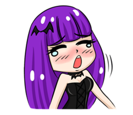 Violin Night Party Girl sticker #11670603