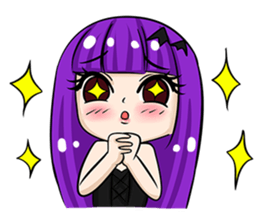 Violin Night Party Girl sticker #11670609