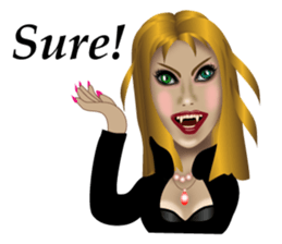 Lovely Vampire sticker #11671272