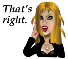 Lovely Vampire sticker #11671290