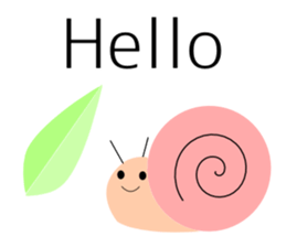 Teru chan and snail sticker #11671385