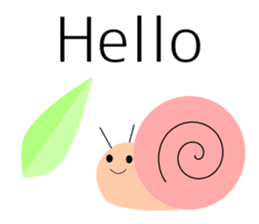 Teru chan and snail sticker #11671385