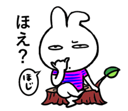 Poker-face-rabbit 3 sticker #11671728