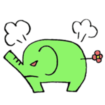 Elephant Stickerrr sticker #11671767